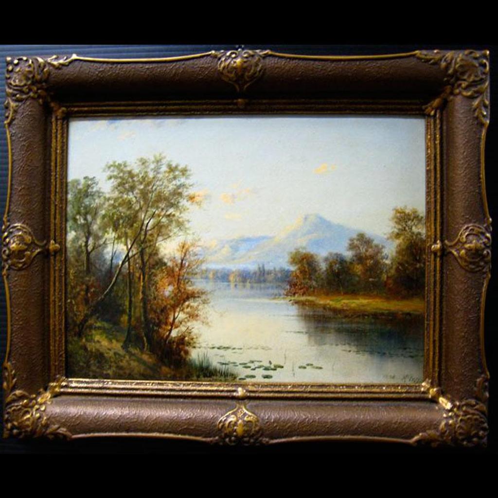 Harry (Henry) Nesbitt McEvoy (1828-1914) - Tranquil Lake Study