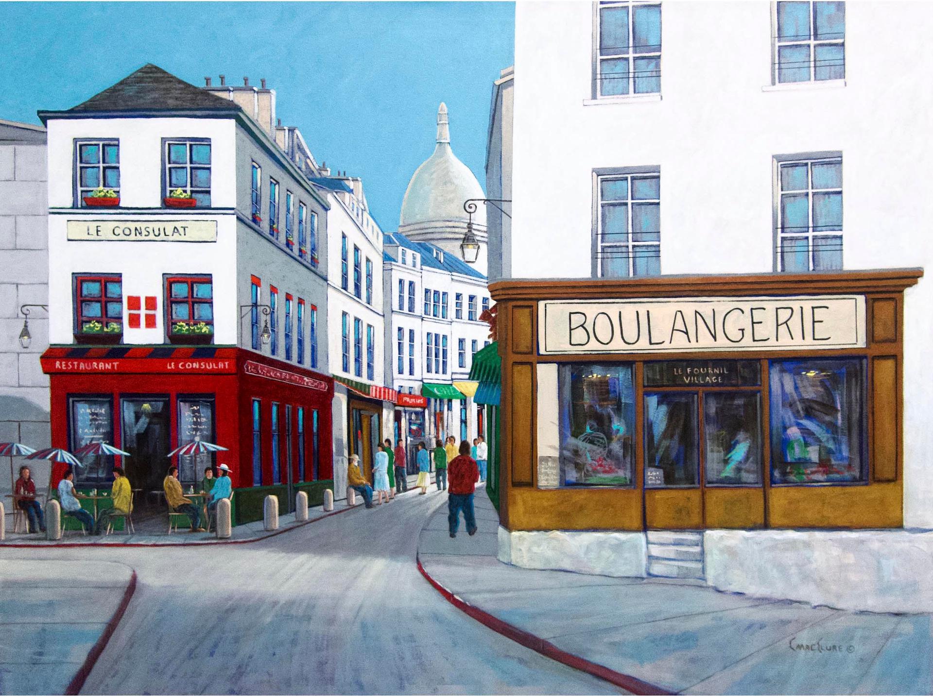 Chris MacClure (1943) - Boulangerie (Montmartre, Paris)