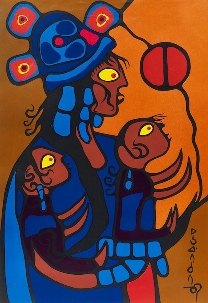 Norval H. Morrisseau (1931-2007) - Artist’s Spiritual Wife and Children