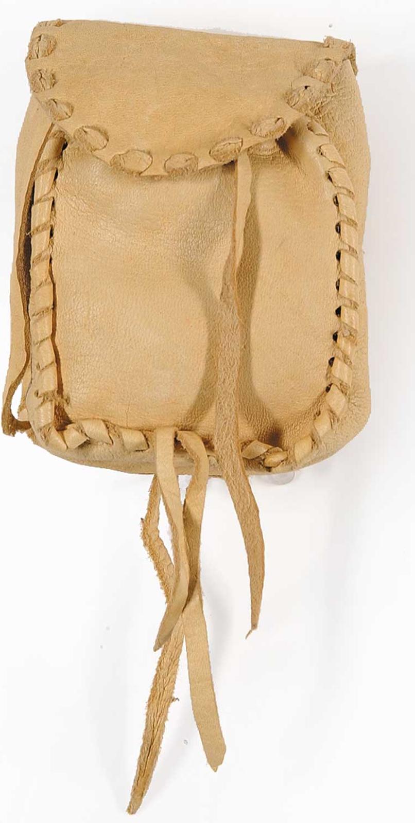 First Nations Basket School - Leather Pouch