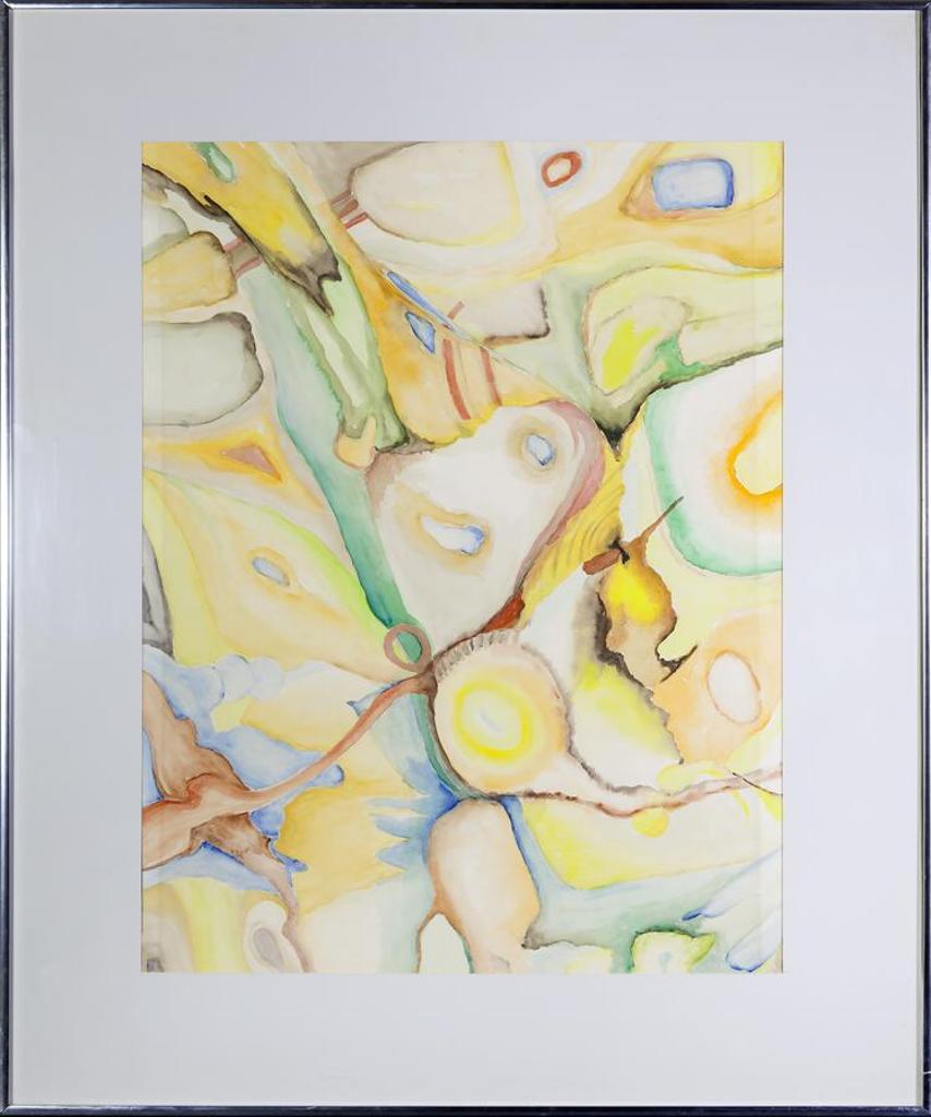 Maria Gakovic (1913-1999) - Untitled - Yellow Abstract