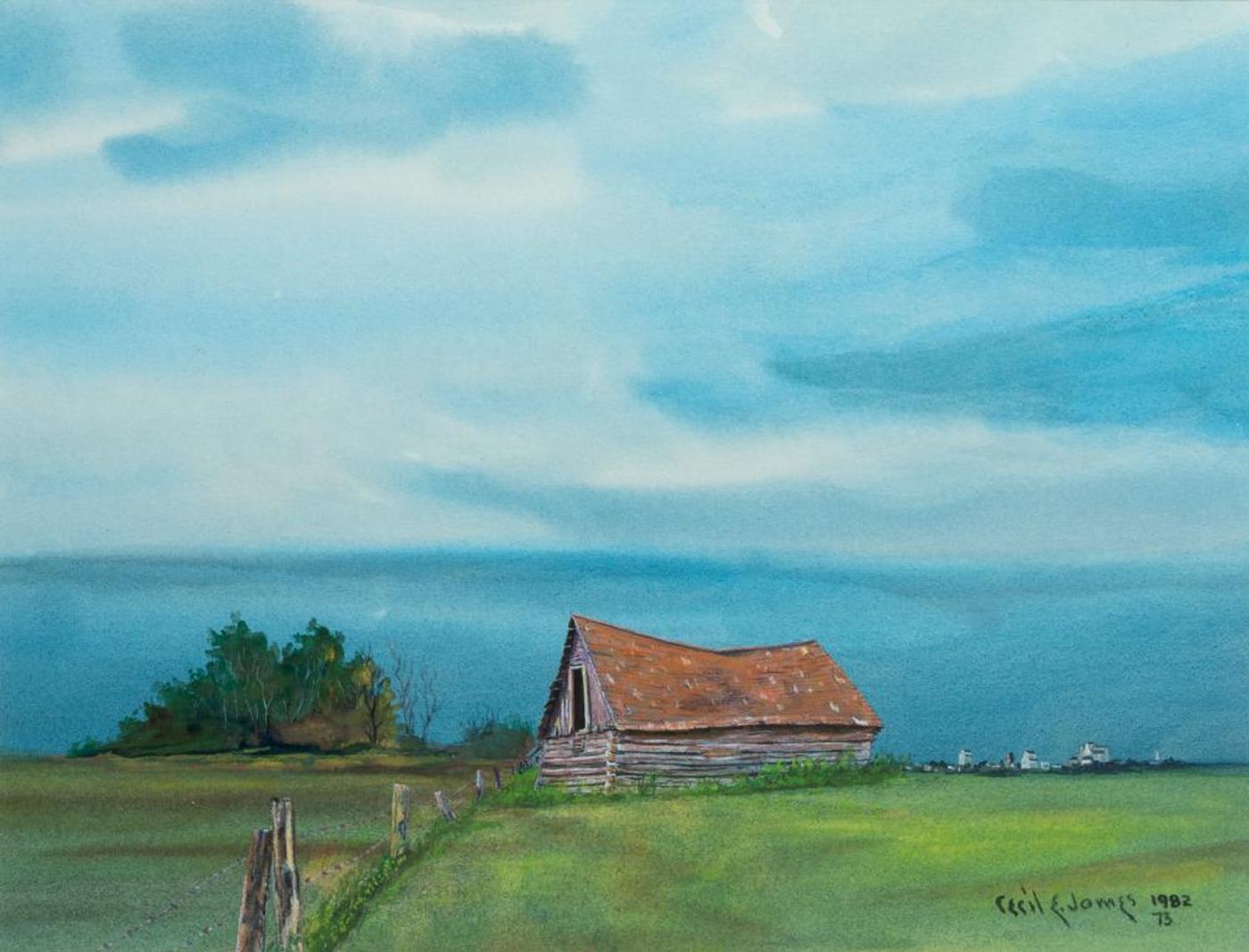 Cecil E. James (1908-1996) - The Old Barn