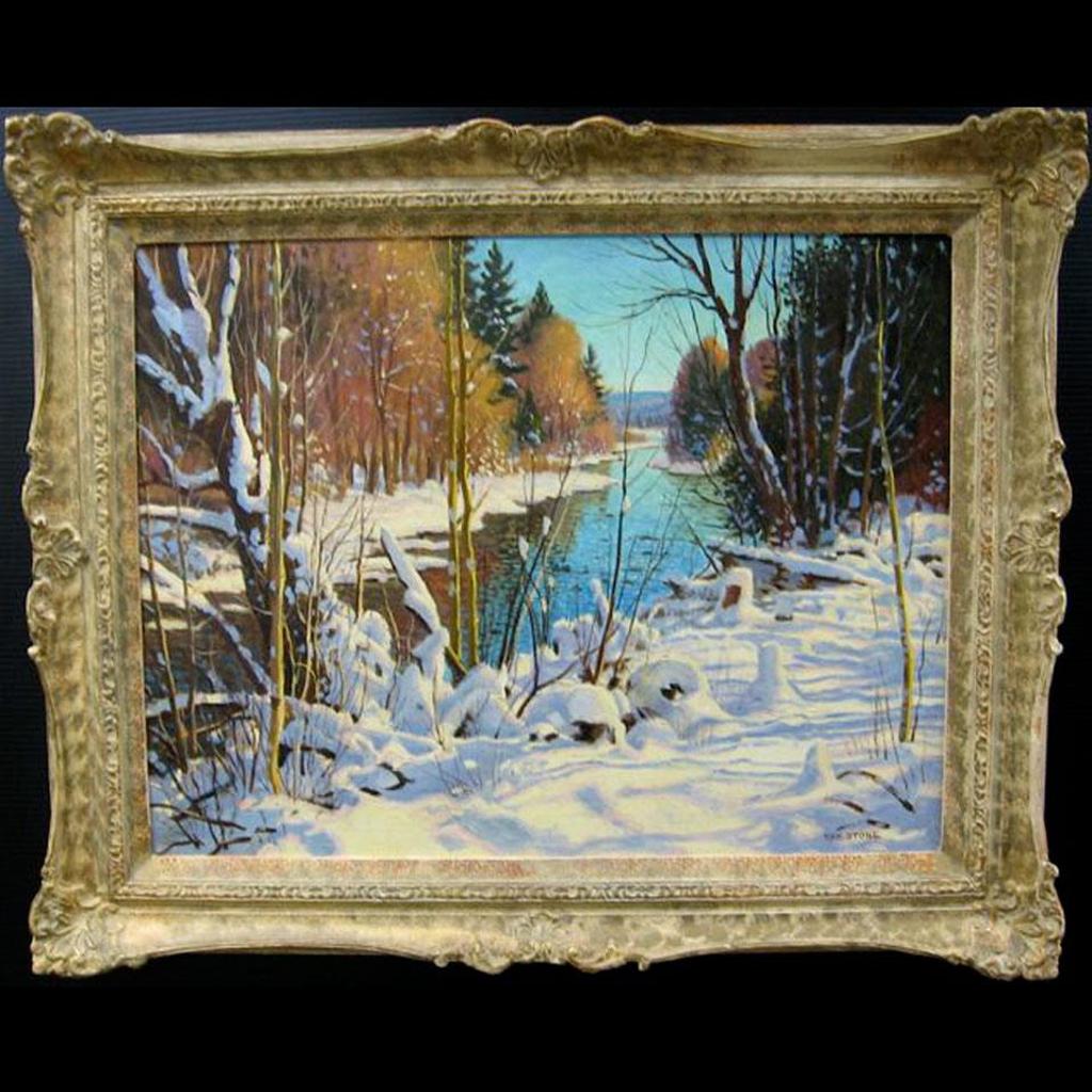 Thomas Albert Stone (1897-1978) - Winter River Scene