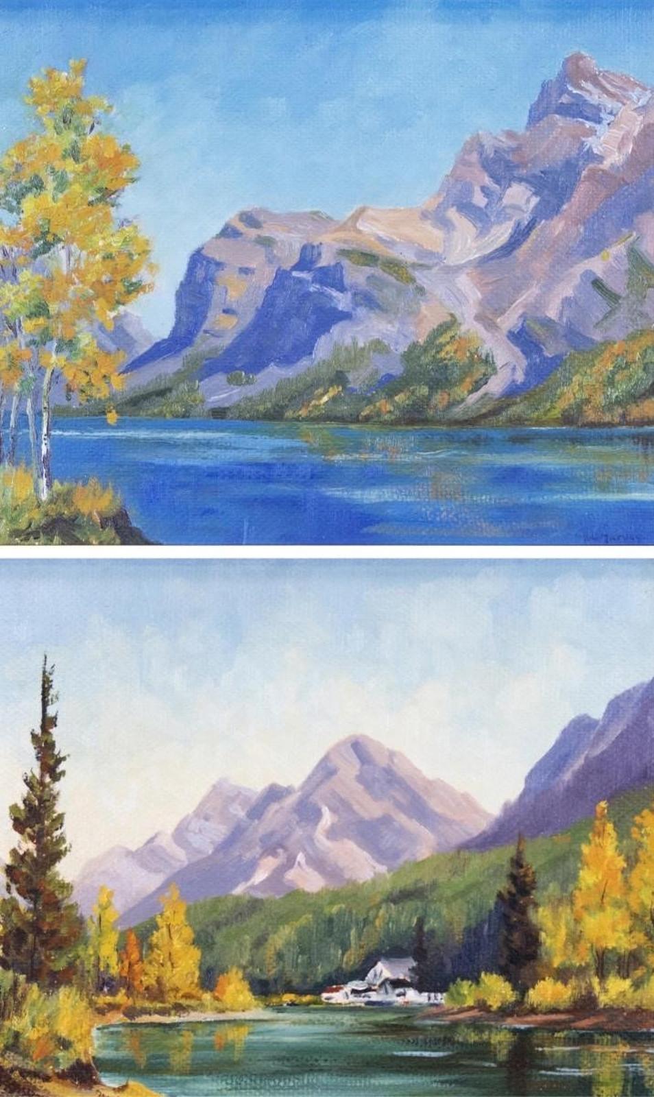 Reginald Llewellyn Harvey (1888-1963) - Lake Minnewanka; 1944