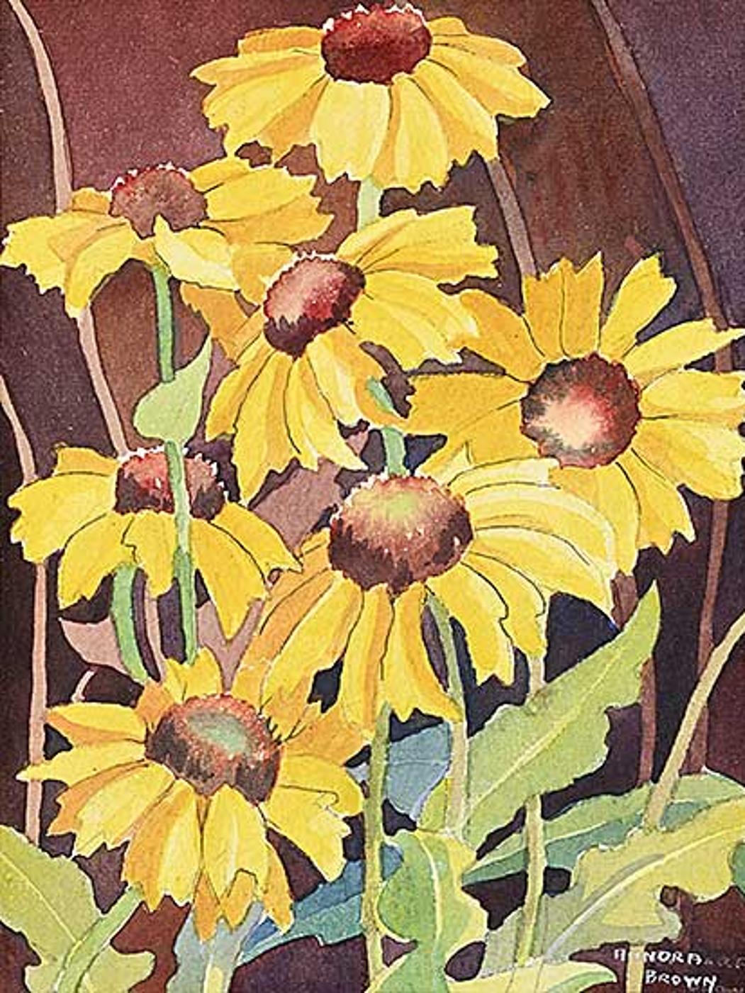 Annora Brown (1899-1987) - Untitled - Black-Eyed Susans