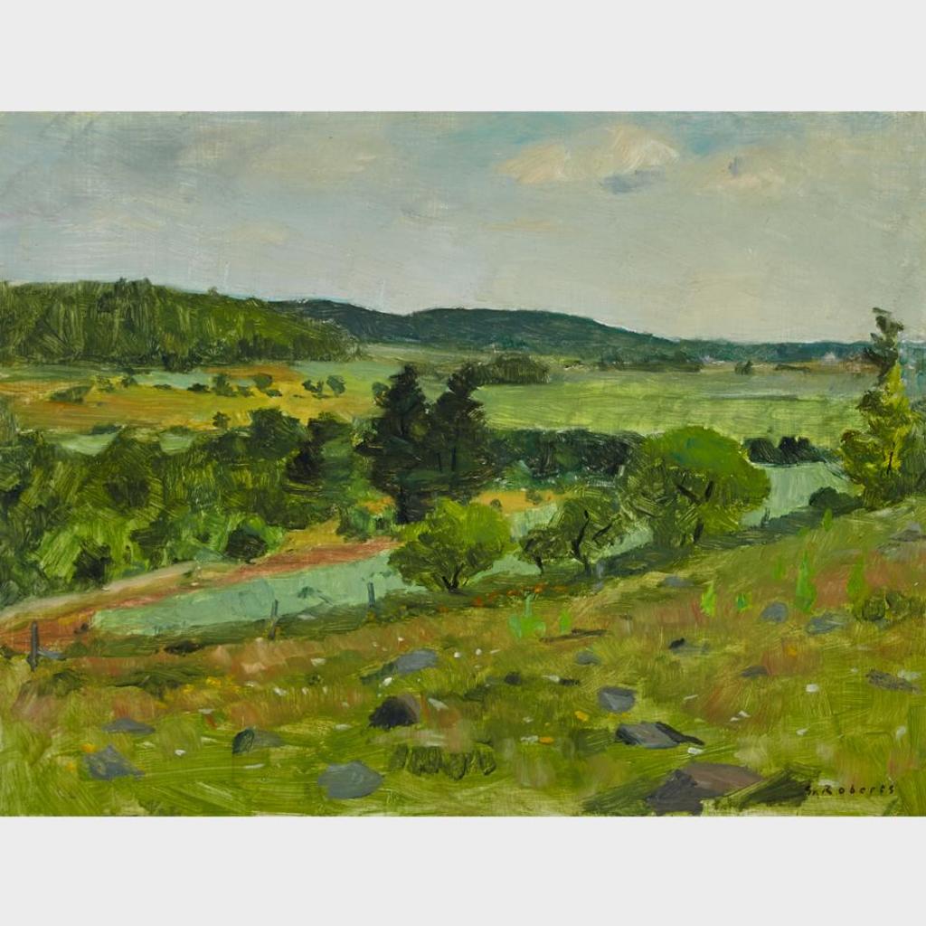 William Goodridge Roberts (1921-2001) - Landscape With Rolling Hills