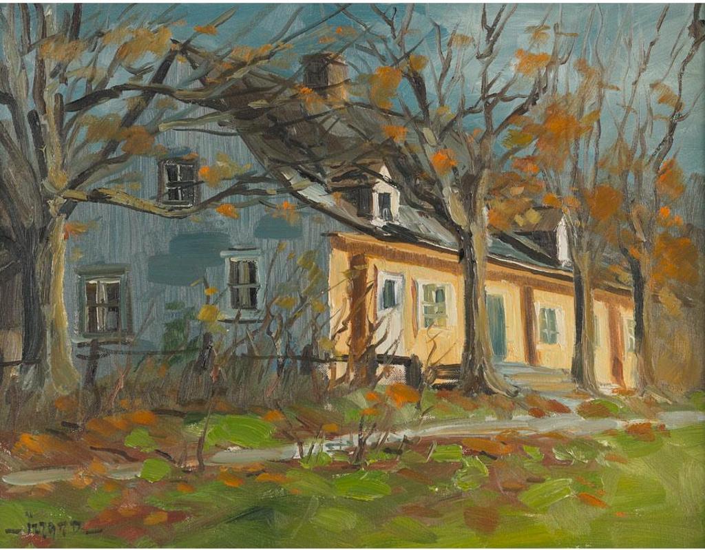 Daniel J. Izzard (1923-2007) - Cabbagetown Houses, Toronto