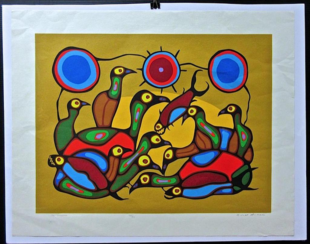 Norval H. Morrisseau (1931-2007) - The Gatherers