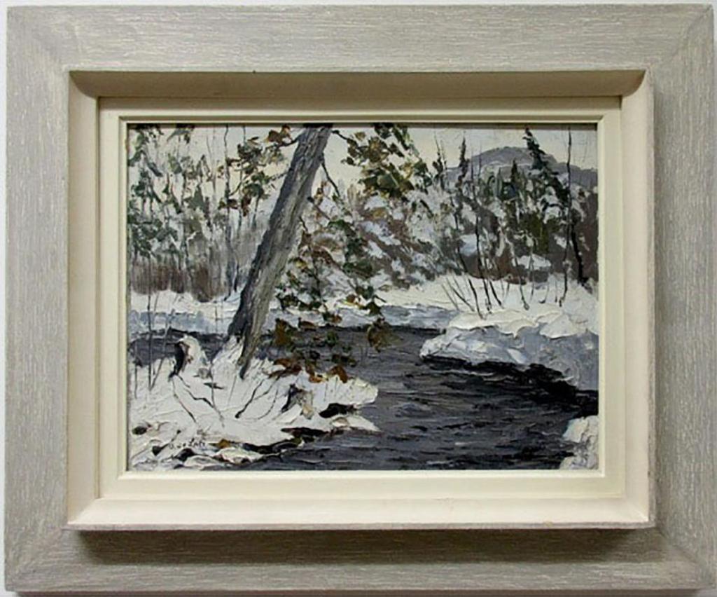 Oscar Daniel de Lall (1903-1971) - Untitled (Winter River) Study)