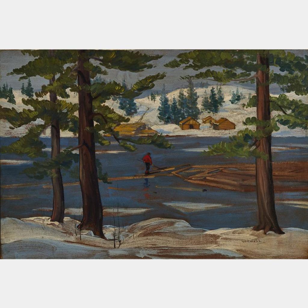 Graham Norble Norwell (1901-1967) - The Log Driver