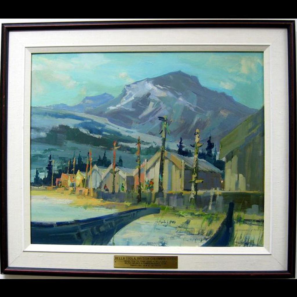 Vernon Mould (1928) - Bella Coola British Columbia - 1795 (Indians From The Frame Lodges At Bella Coola Helped Explorer Alexander Mackenzie To His Famous First View Of The Pacific)