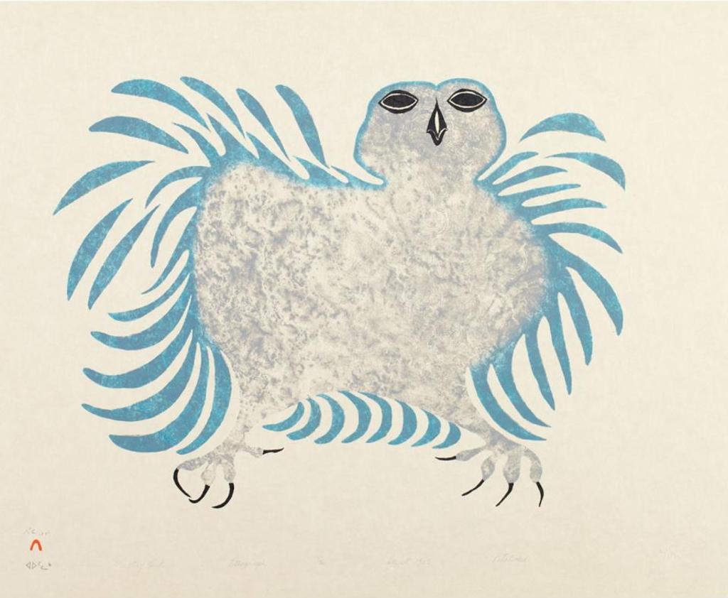 Pitaloosie Saila (1942-2021) - Moulting Owl