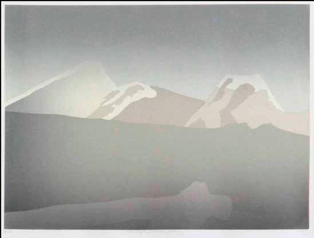 Toni (Norman) Onley (1928-2004) - Morning Mountains, Japan (02514/2013-1963)
