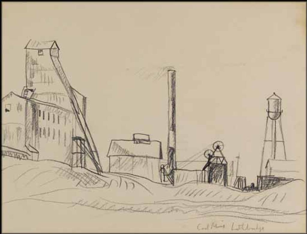 Alexander Young (A. Y.) Jackson (1882-1974) - Coal Mine, Lethbridge