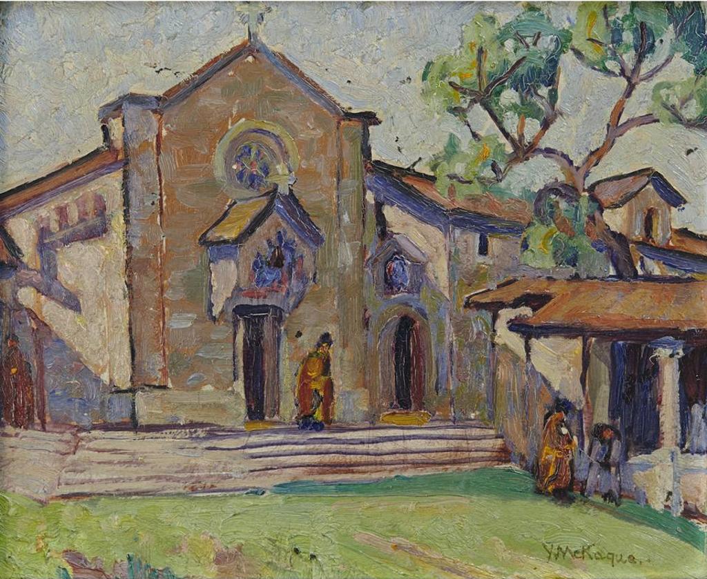 Yvonne Mckague Housser (1897-1996) - Monastery In Italy