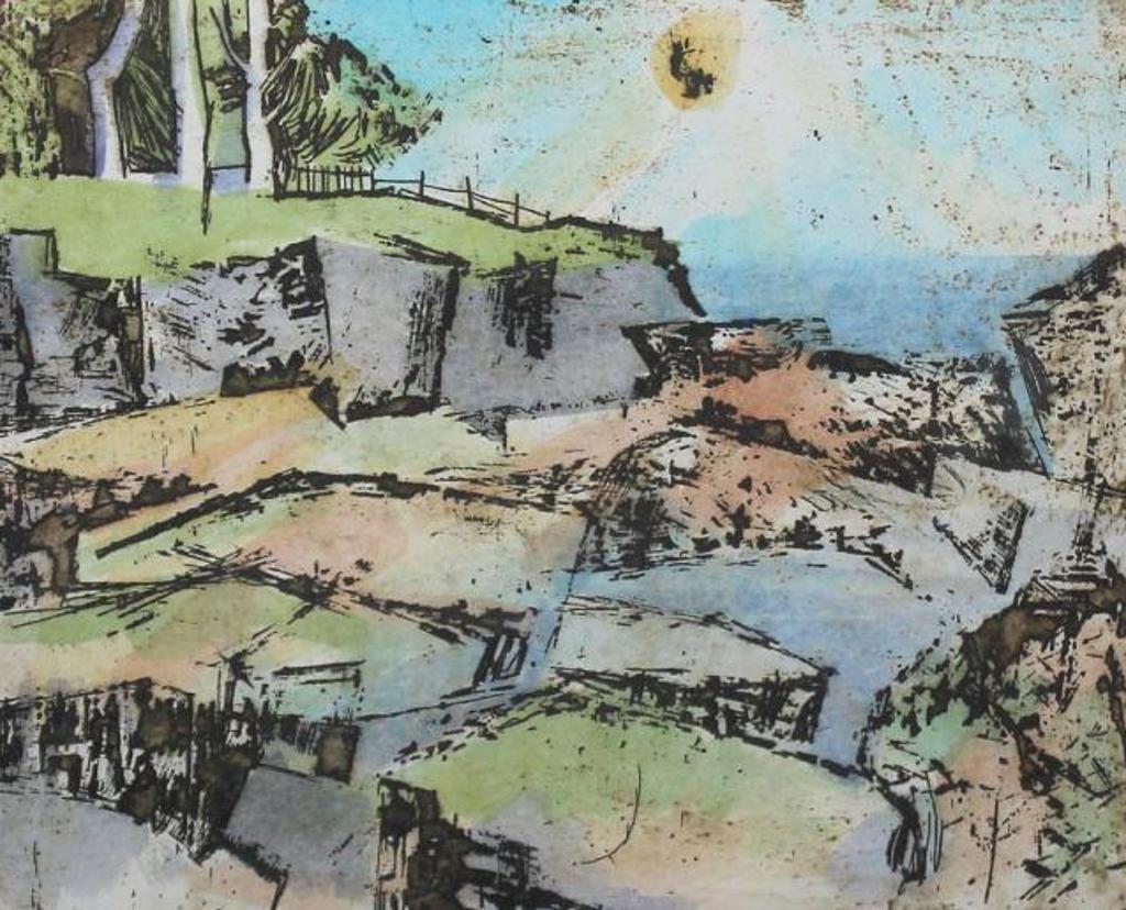 Jennifer Joan Dickson (1936) - Sea Mossy Rocks