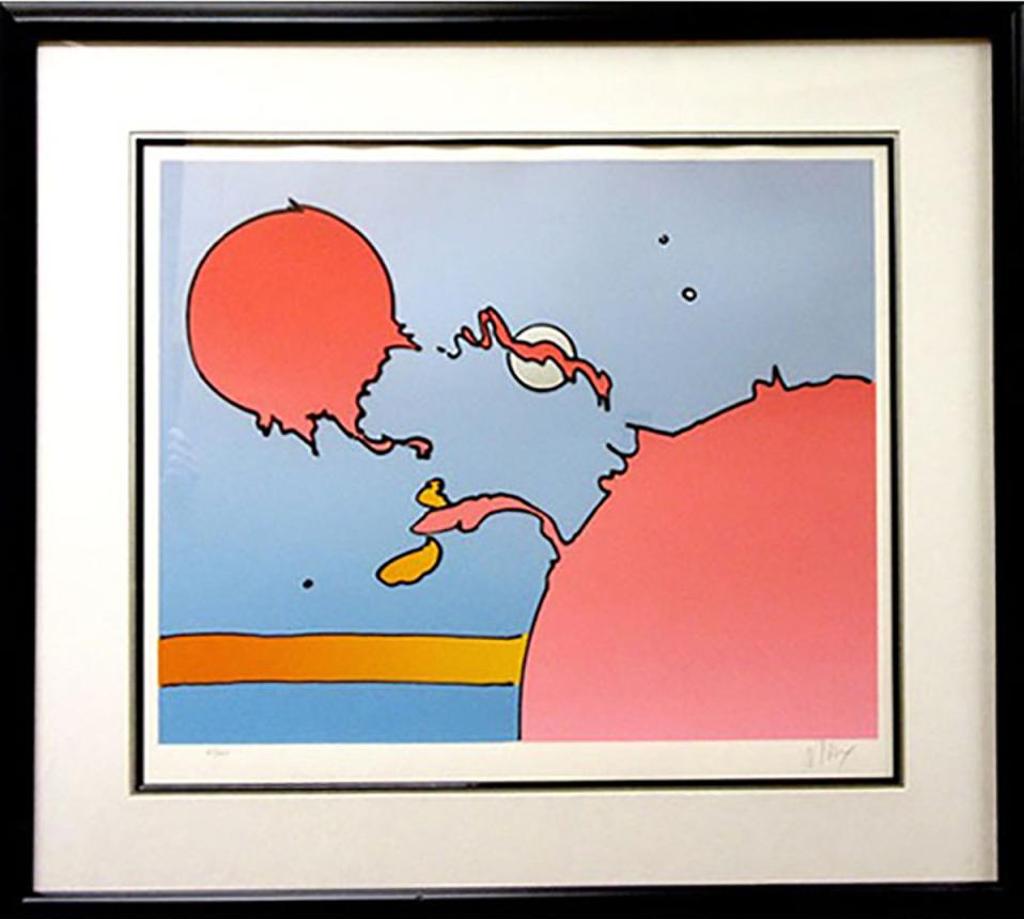 Peter Max (1937) - Moonscape, 1978
