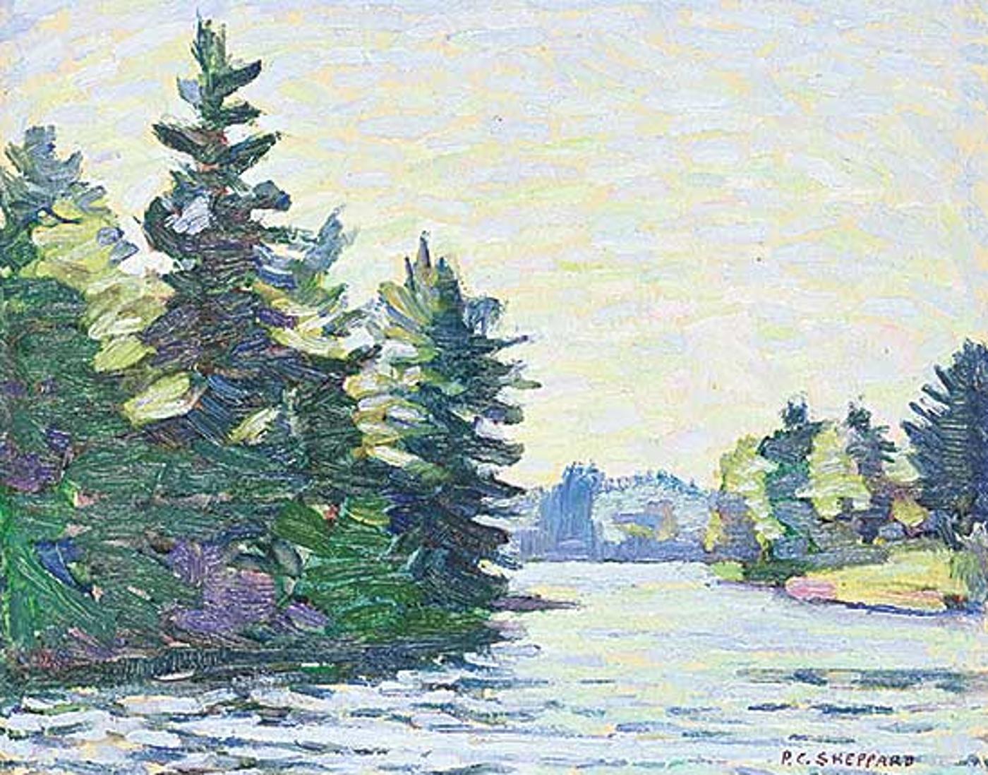 Peter Clapham (P.C.) Sheppard (1882-1965) - West View, Prospect Lake, Muskoka