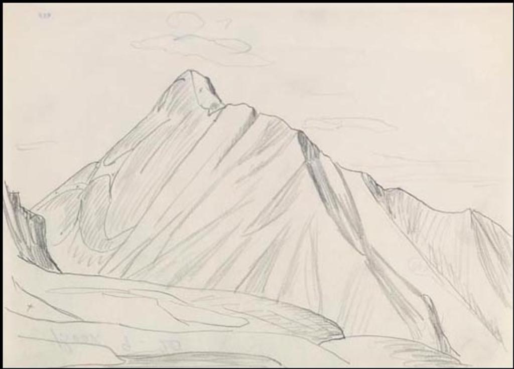 Lawren Stewart Harris (1885-1970) - Rocky Mountain Drawing 9 - 20