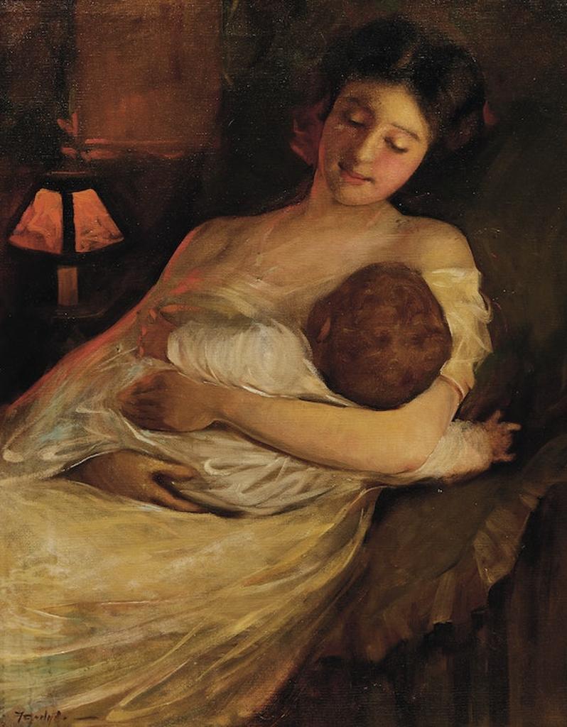 Florence Emily Carlyle (1864-1923) - Motherhood, 1910