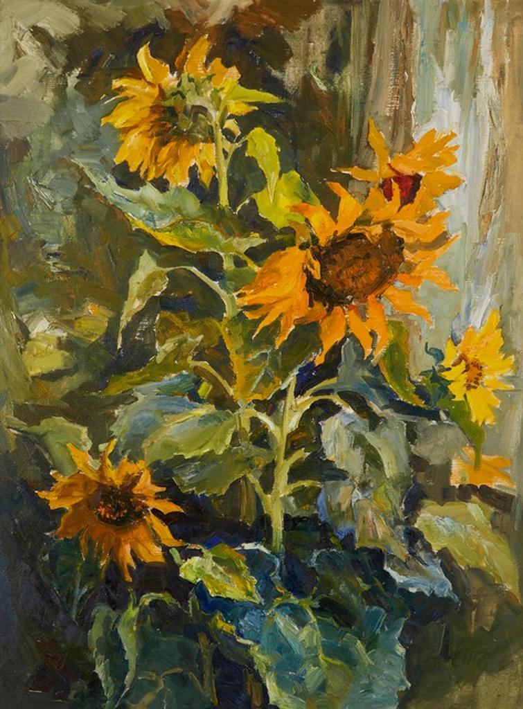 Guttorn Otto (1919-2012) - Sunflowers