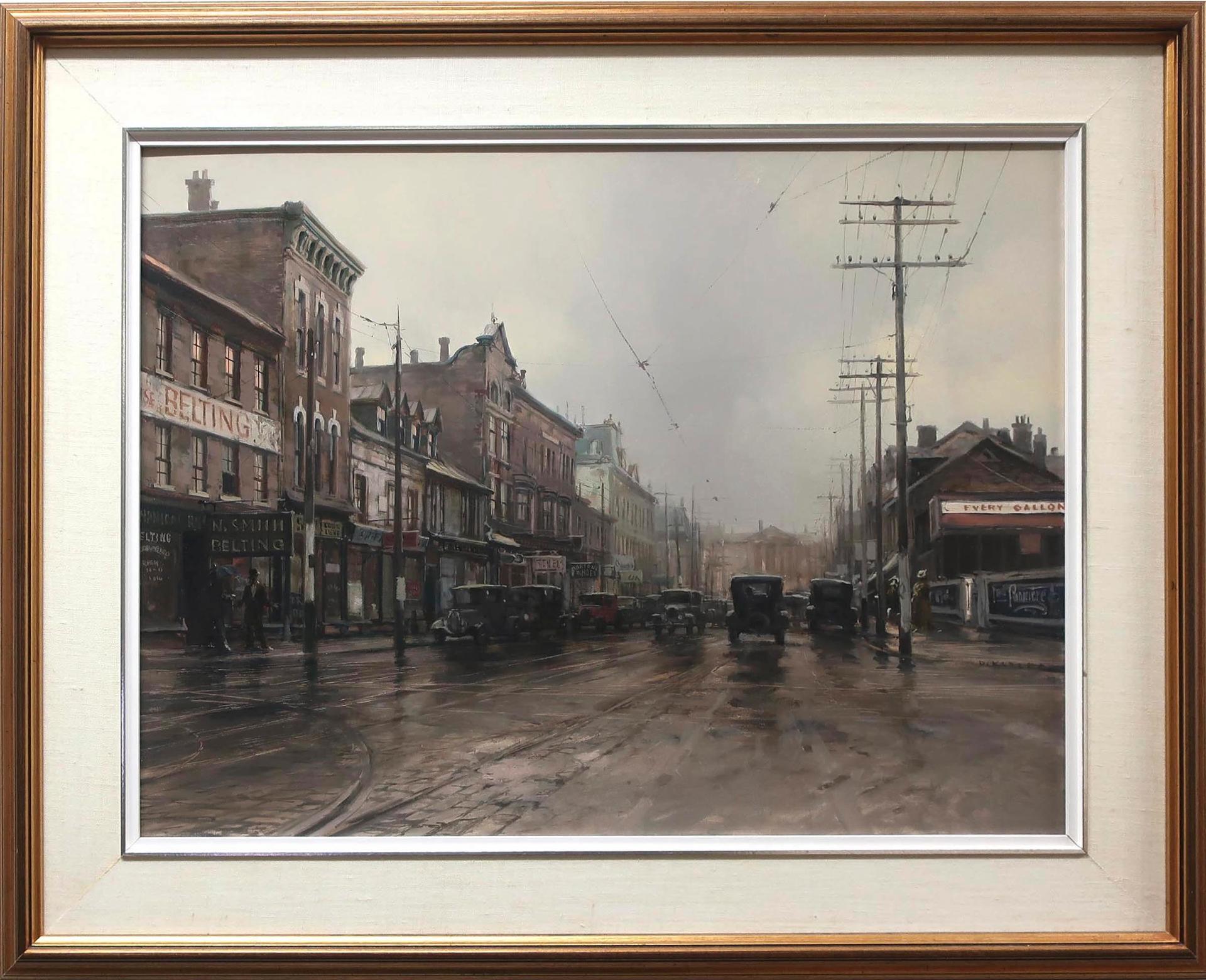 Dusan Kadlec (1942) - York Street Looking North From Adelaide, 1925