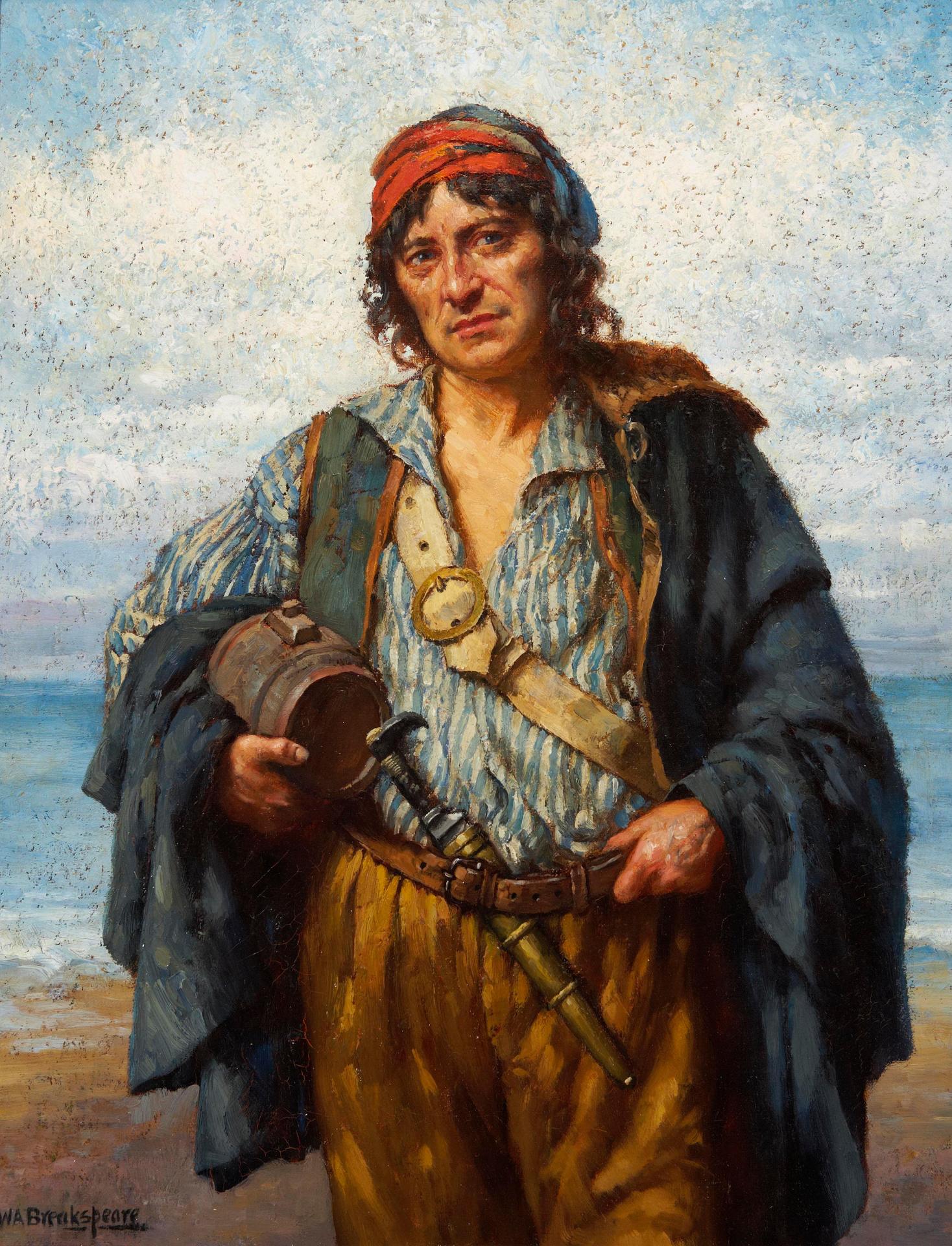 William A. Breakspeare (1855-1914) - The Fisherman