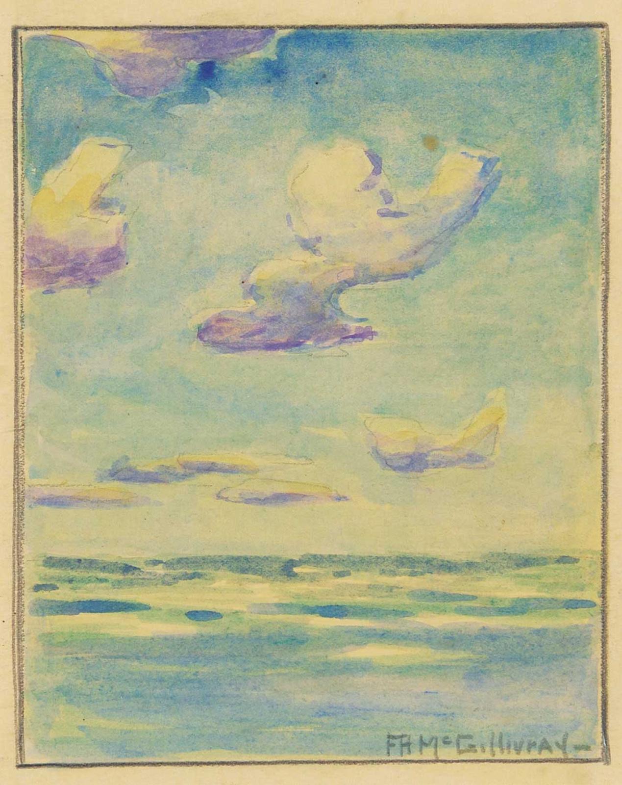 Florence Helena Mcgillivray (1864-1938) - Untitled - Purple Clouds