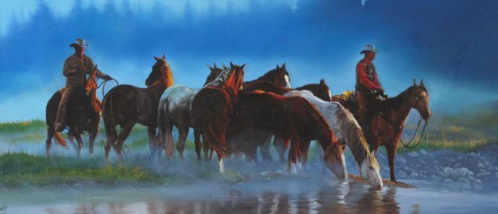Donna J. King - Two Foals; 2004