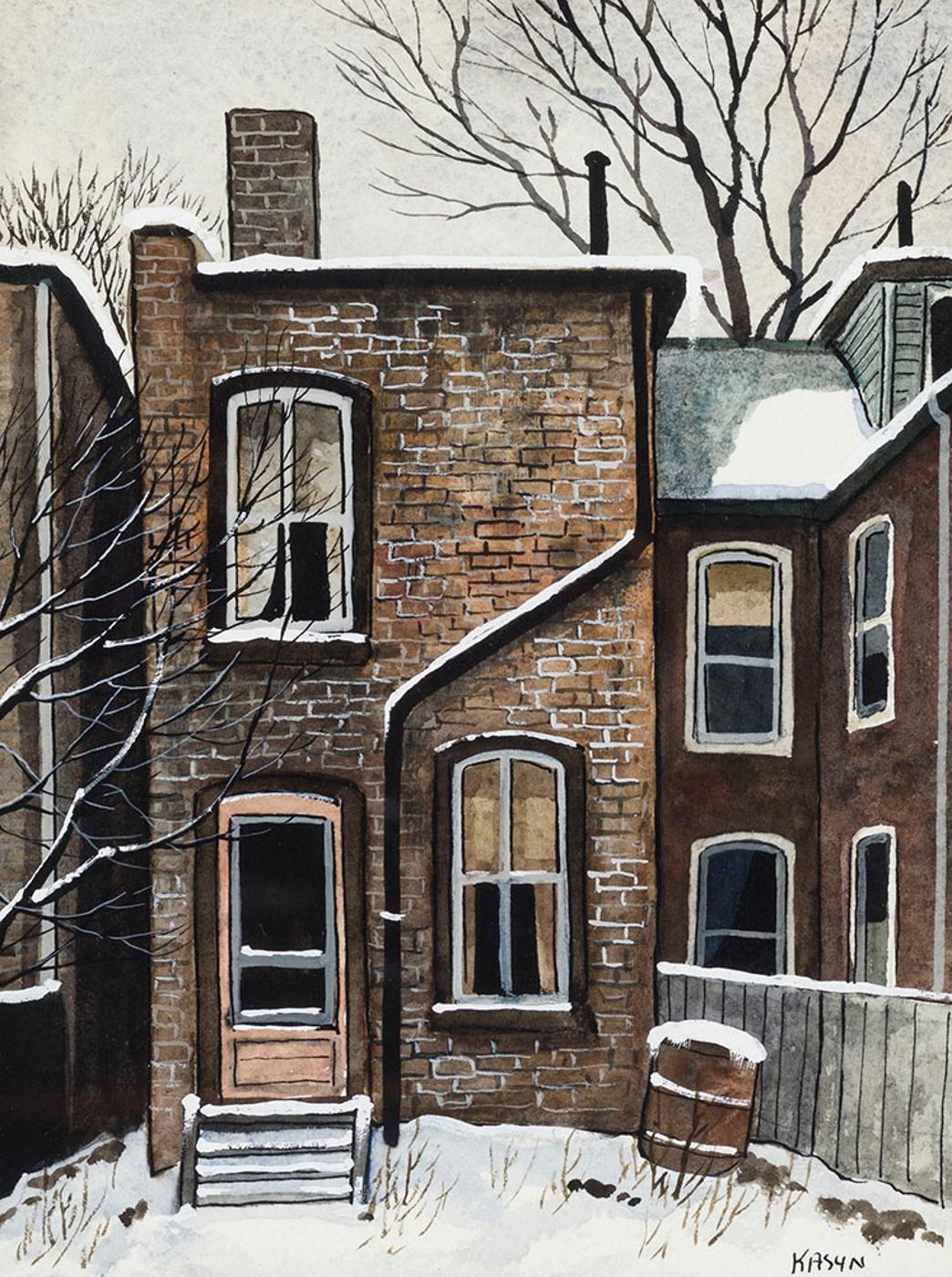 John Kasyn (1926-2008) - Back of Carlton St.