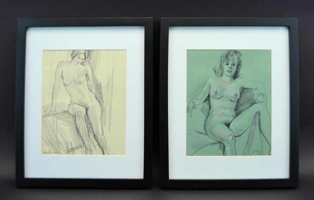 Robert Stewart Hyndman (1915-2009) - Two nudes