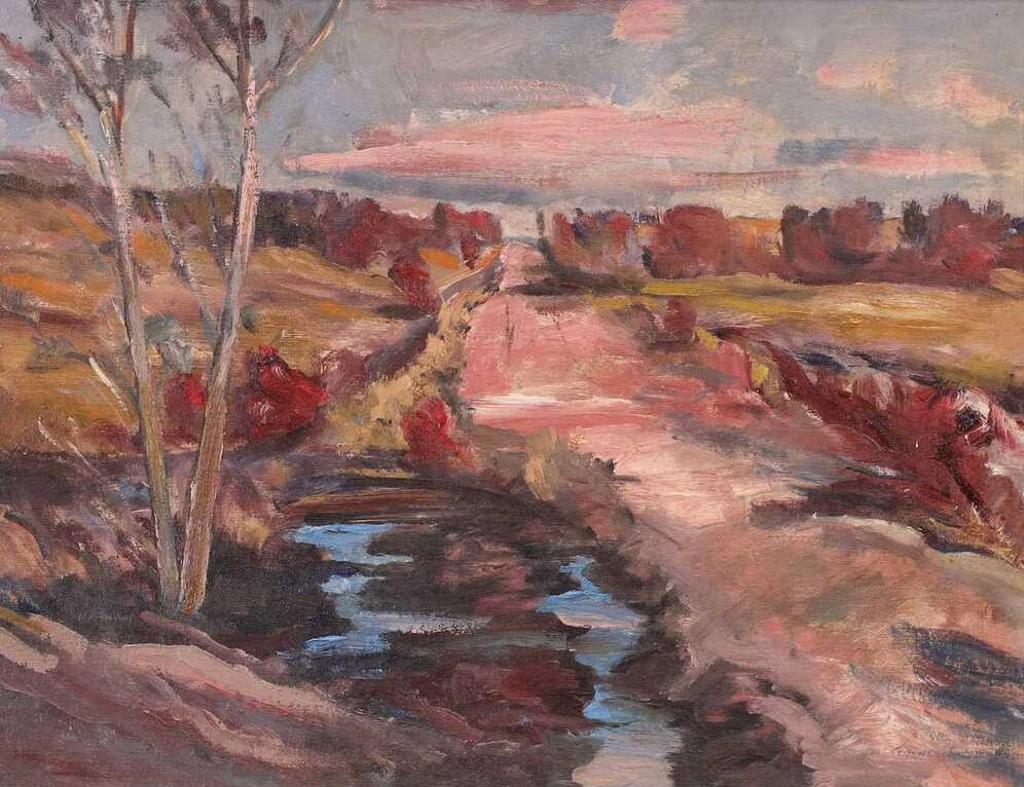 William Lewy Leroy Roy Stevenson (1905-1966) - Evening - West Of Calgary