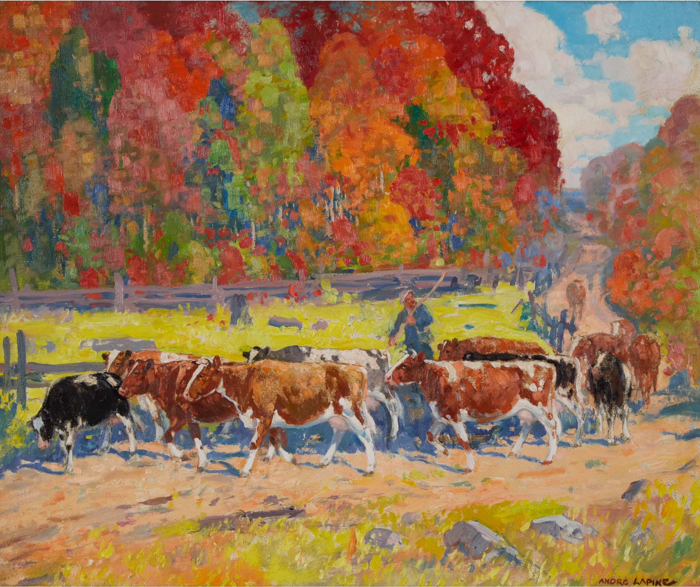 Andreas Christian Gottfried (André) Lapine (1866-1952) - Bright Autumn Day