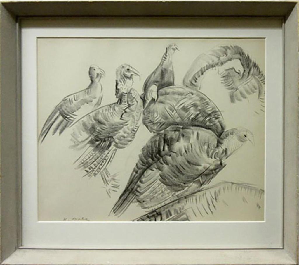 Kathleen Frances Daly (1898-1994) - Turkeys