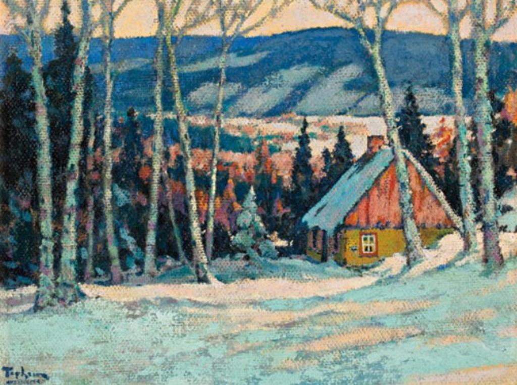 William Thurston Topham (1888-1966) - Chalet in Winter