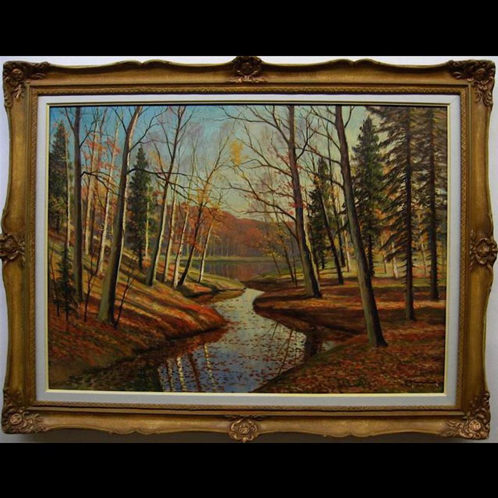 Carl Wennemoes (1890-1965) - Autumn Landscape