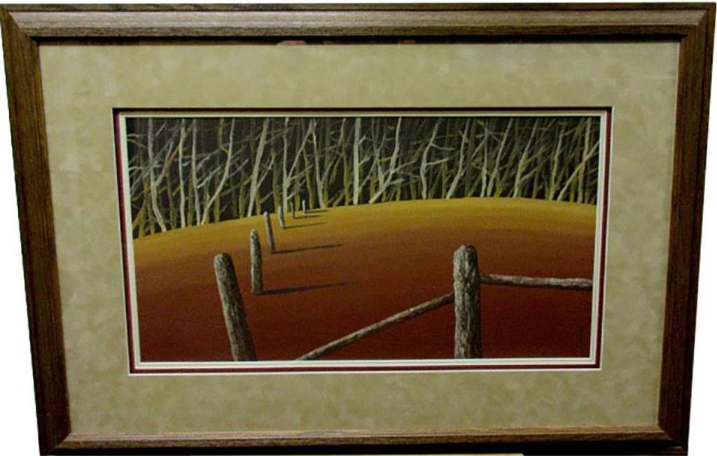 Kenneth Michael - Landscape With Rail Fence