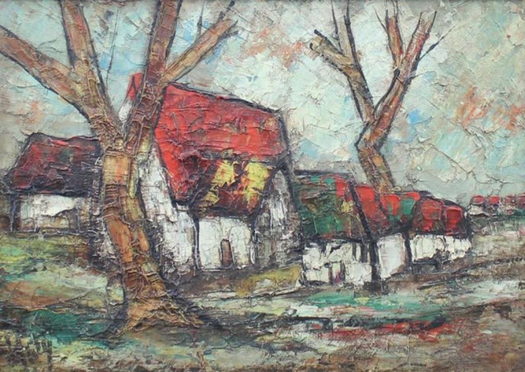 Henri D'Anty (1910-1998) - Farm Houses