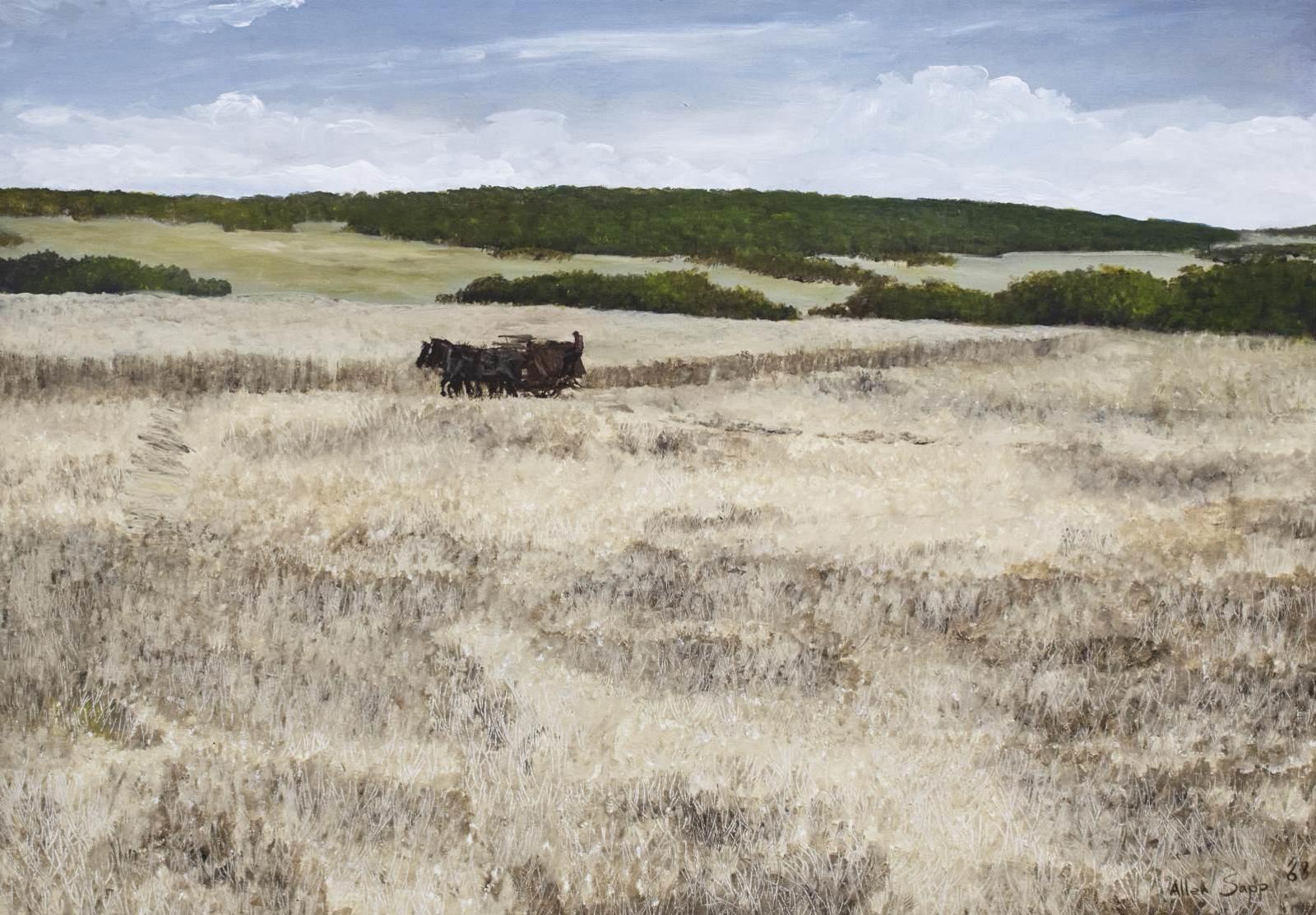 Allen Fredrick Sapp (1929-2015) - Cutting Oats; 1968