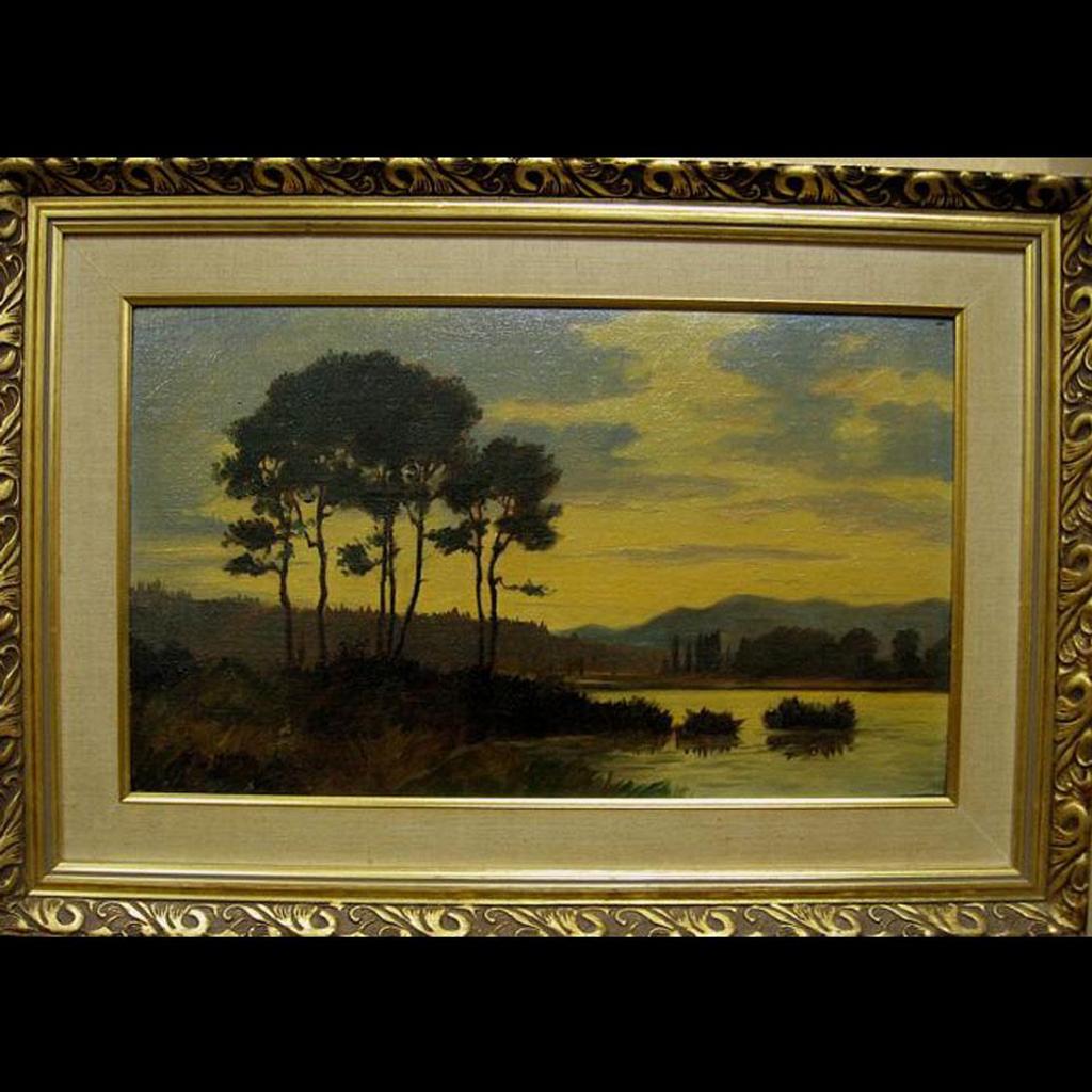 Roland Gissing (1895-1967) - Evening Lake Study