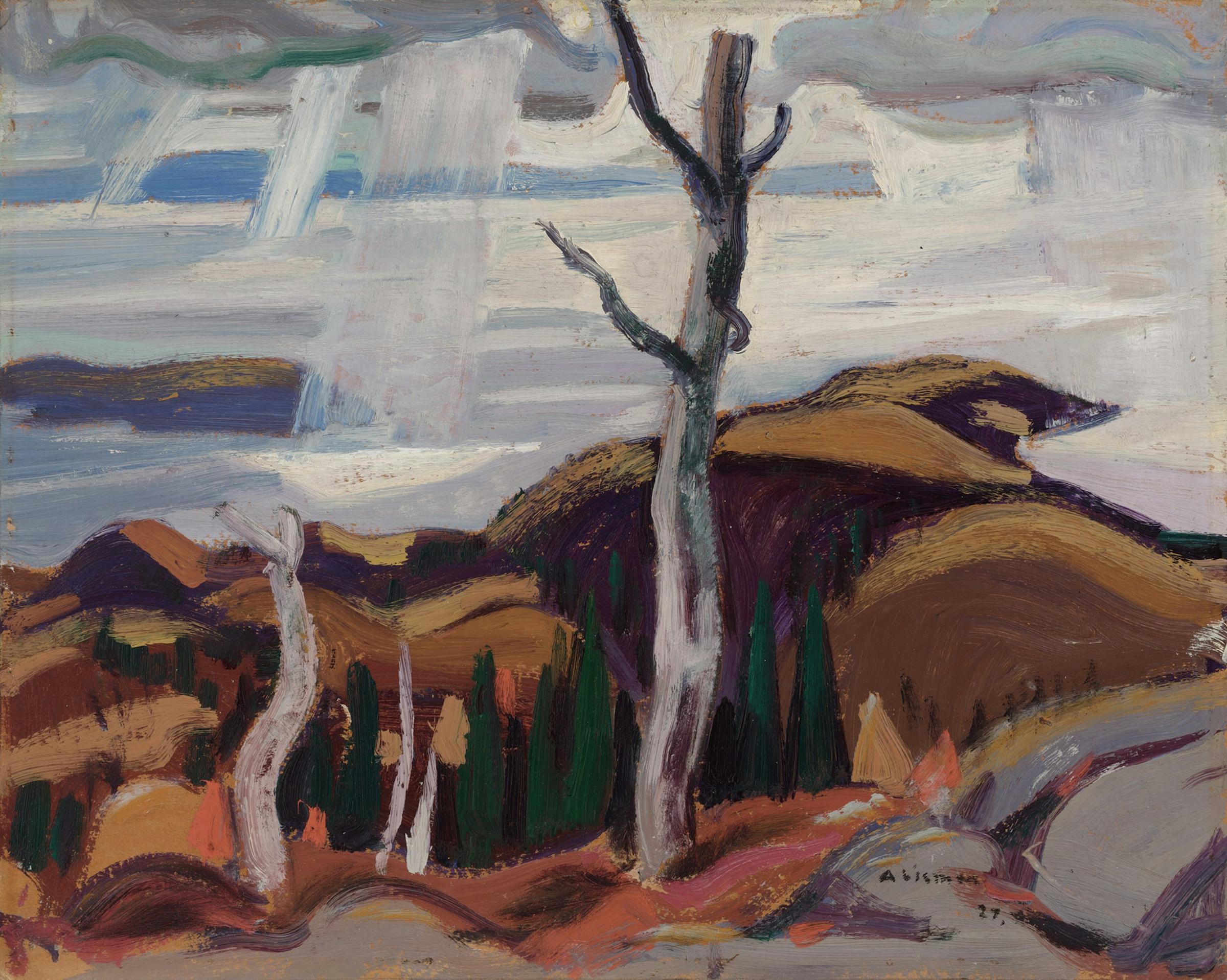 Arthur Lismer (1885-1969) - Light Breaking Through, Lake Superior, 1927