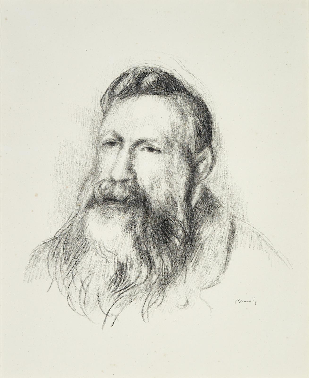 Pierre-Auguste Renoir (1841-1919) - Auguste Rodin, Circa 1910 [delteil, 49]