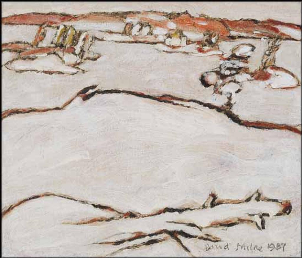 David Browne Milne (1882-1953) - Winter Among the Islands, Six Mile Lake, Muskoka, Ontario