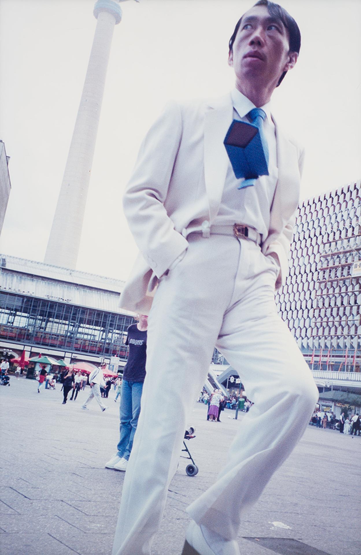 Stephen Waddell (1968) - Man in White Suit