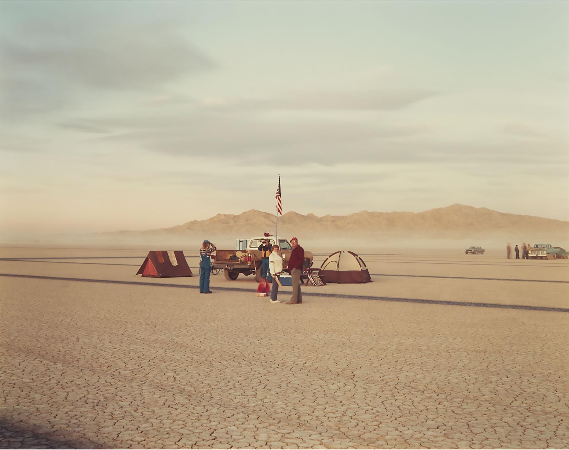Richard Misrach (1949) - Waiting, Edward’s Air Force Base (From Desert Cantos Ii), 1983. Printed In 1986