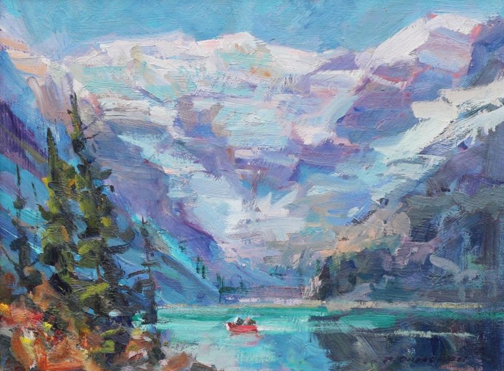 Fred Cameron (1937) - Canoeing At Lake Louise