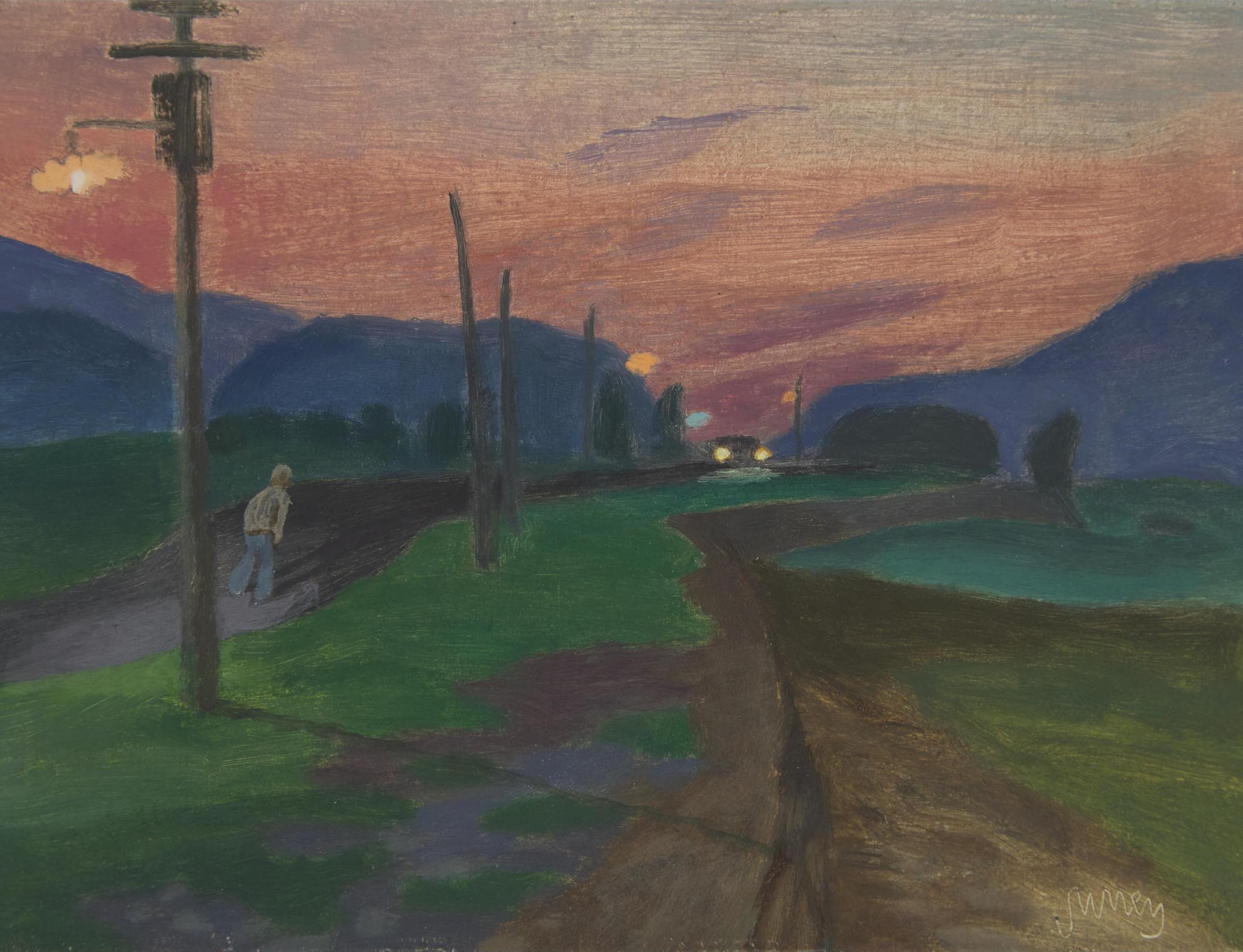 Philip Henry Howard Surrey (1910-1990) - Evening, Baie St. Paul