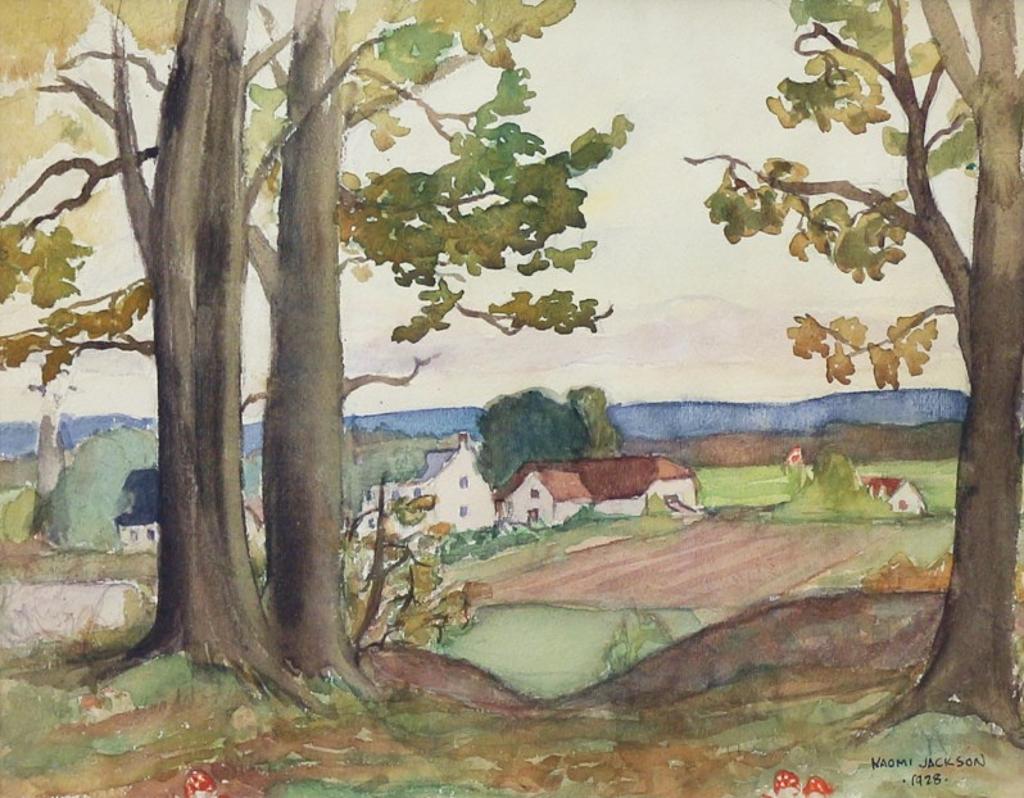 Naomi Jackson Groves (1910-2001) - English Village; 1928