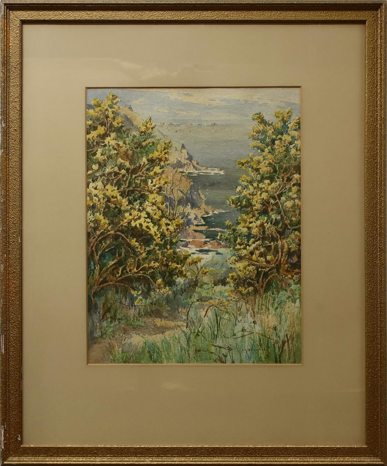 Clifton George Blampied (1875-1962) - Coastal View