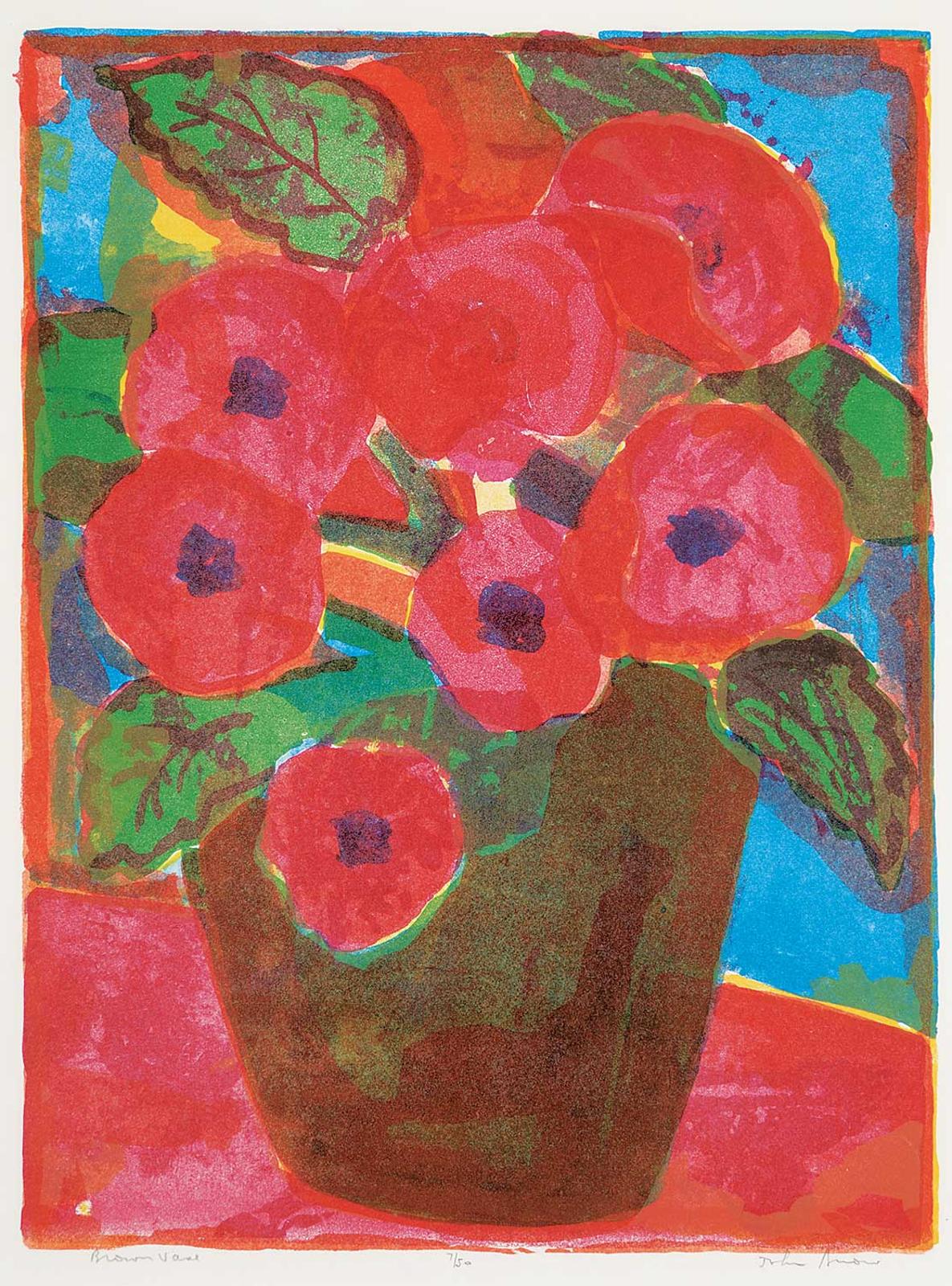 John Harold Thomas Snow (1911-2004) - Brown Vase  #7/50